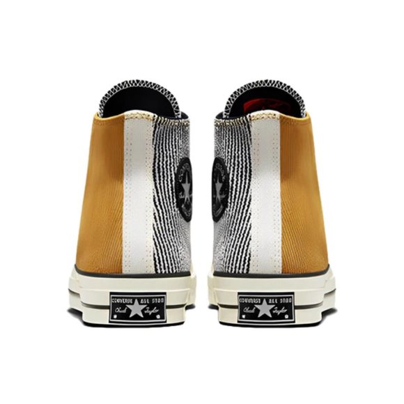 Converse Chuck 70 Hi Workwear in Burnt Honey, Egret, and Black - Picture 4 of 5